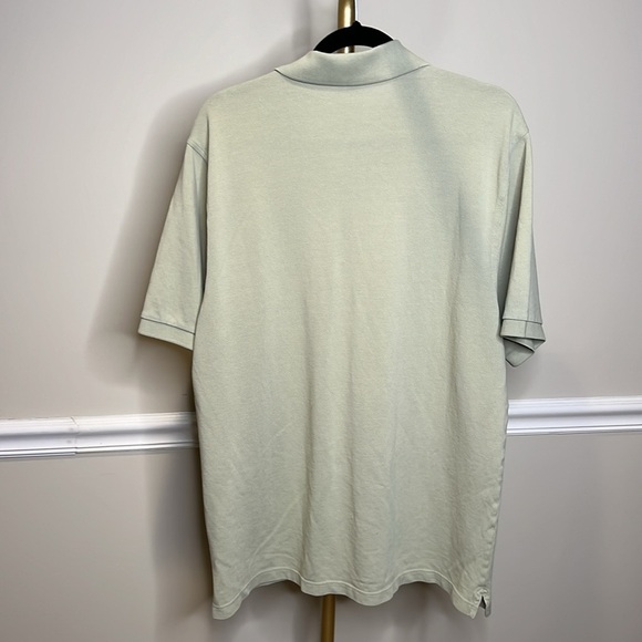 Burberry Nova Check Polo sage green and signature plaid men’s dress shirt - Picture 2 of 15